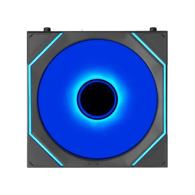 Lian-Li UNI FAN SL-INF FLEX Standard Blade Case Fan with Controller, 120mm Fan Size, 2300 RPM Fan Speed, 67 CFM Airflow, Fluid Dynamic Bearing, PBT/PC Material, Pack of 3, Black- G9F.12SLIN1F3B.00 — 4