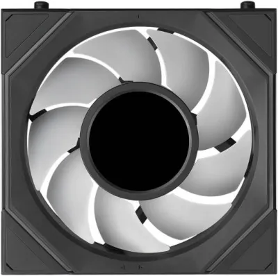 Lian-Li UNI FAN SL-INF LCD FLEX Standard Case Fan, 120mm Fan Size, 2000 RPM Fan Speed, 59.2 CFM Airflow, Fluid Dynamic Bearing, PBT/PC Material, Single Pack, Black- G9F.12SLIND1F1B.00 — 4