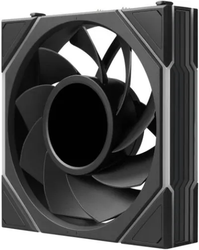 Lian-Li UNI FAN TL LCD FLEX Reverse Case Fan with Out Controller, 120mm Fan Size, 1900 RPM Fan Speed, 63 CFM Airflow, Fluid Dynamic Bearing, PBT / PA66 Material, Pack of 3, Black - G9F.12RTLLCD1F3B.00 — 3