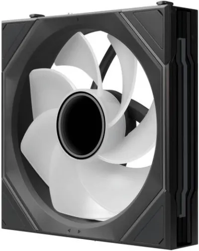 Lian-Li UNI FAN SL-INF FLEX Reverse Blade Case Fan with Controller, 120mm Fan Size, 2200 RPM Fan Speed, 65.7 CFM Airflow, Fluid Dynamic Bearing, PBT/PC Material, Pack of 3, Black - G9F.12RSLIN1F3B.00 — 2