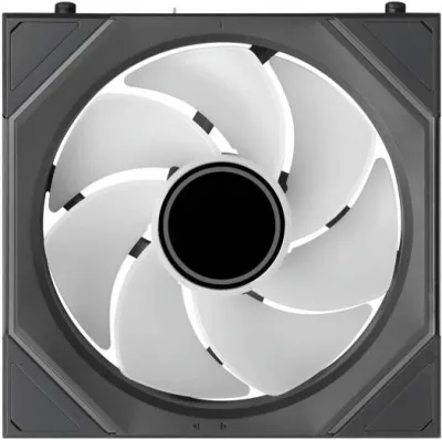 Lian-Li UNI FAN SL-INF FLEX Reverse Blade Case Fan with Controller, 120mm Fan Size, 2200 RPM Fan Speed, 65.7 CFM Airflow, Fluid Dynamic Bearing, PBT/PC Material, Pack of 3, Black - G9F.12RSLIN1F3B.00 — 4
