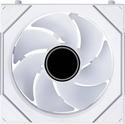 Lian-Li UNI FAN SL-INF FLEX Reverse Blade Case Fan with Controller, 120mm Fan Size, 2200 RPM Fan Speed, 65.7 CFM Airflow, Fluid Dynamic Bearing, PBT/PC Material, Pack of 3, White- G9F.12RSLIN1F3W.00 — 2