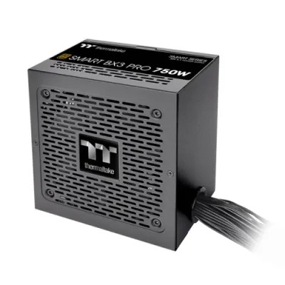 Thermaltake Smart BX3 Pro Power Supply, 750W Power, 80 Plus Bronze, Non-Modular, ATX 3.1, PCIe 5.1 12V-2x6, 120mm FDB Fan, Smart Zero Fan, OCP/OVP/UVP/OPP/SCP/OTP, Black - PS-SPD-0750NNFABK-7 — 3