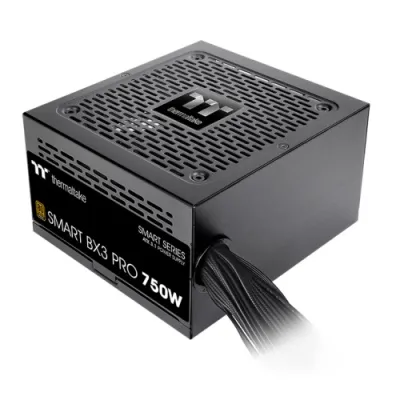 Thermaltake Smart BX3 Pro Power Supply, 750W Power, 80 Plus Bronze, Non-Modular, ATX 3.1, PCIe 5.1 12V-2x6, 120mm FDB Fan, Smart Zero Fan, OCP/OVP/UVP/OPP/SCP/OTP, Black - PS-SPD-0750NNFABK-7 — 6