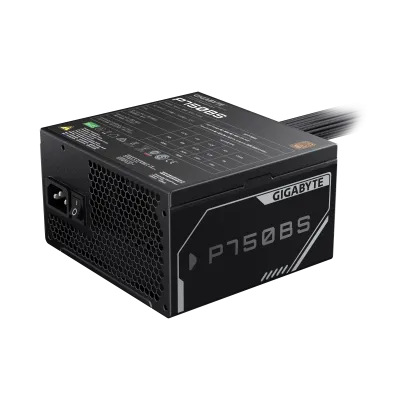 GIGABYTE GP-P750BS Non-Modular Power Supply, 80 Plus Bronze Efficiency, 120mm Silent Fluid Dynamic Bearing Fan, Active PFC, ATX 12V, Single +12V Rail, Black — 5