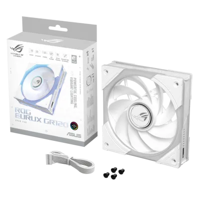 Asus ROG Eurux GR120 ARGB Reverse Fan White Edition Single Pack- 90DA00K3-B09000