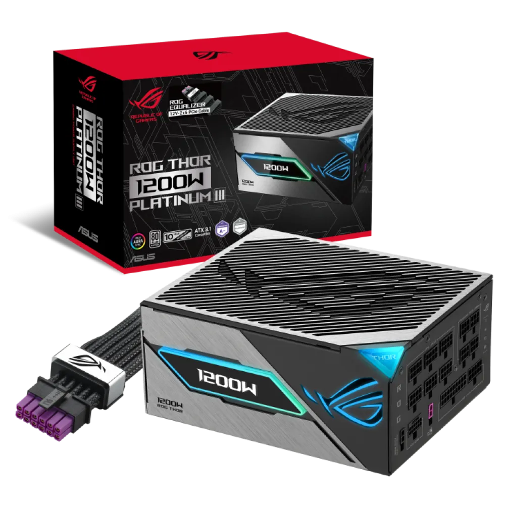 ASUS ROG Thor 1200W Platinum III power supply- 90YE00V2-B0NA00
