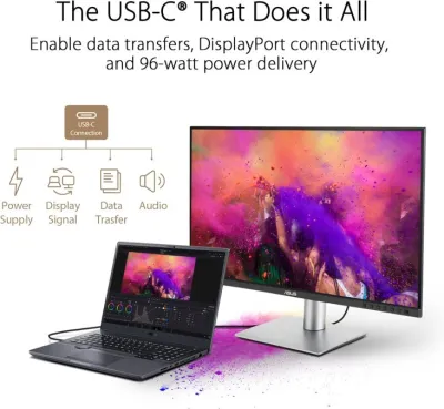 Asus ProArt Display PA279CRV 27" 4K UHD 60Hz IPS Professional Monitor - Black — 5