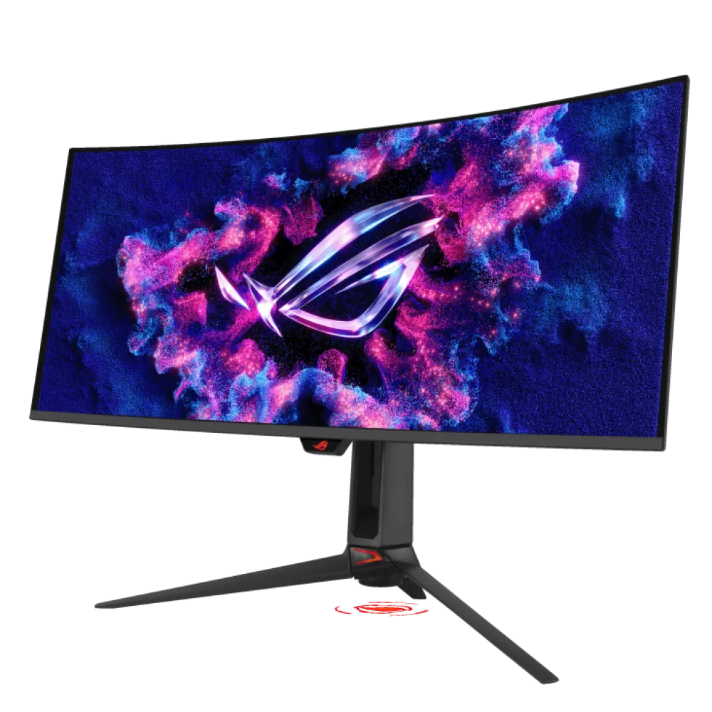 Asus ROG Swift OLED PG34WCDN gaming monitor 34-inch Tandem RGB QD-OLED with BlackShield™ film, 360Hz refresh rate, 0.03ms (GTG), G-SYNC® compatibility, custom heatsink, OLED Care Pro- 90LM0CU0-B01971