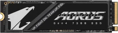 GIGABYTE AORUS 2TB Capacity, Gen4 7300 SSD Storage w/o Heat Spreader, PCI-Express 4.0 x4, NVMe 1.4 Interface, M.2 2280 Form Factor, Up to 7300 MB/s Read & Up to 6850 MB/s Write-AG4732TB — 4