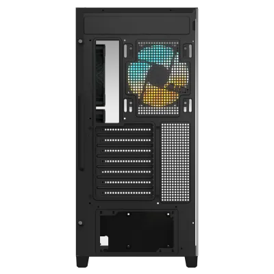 GIGABYTE C500 ATX Computer Case, 410MM/BL ST ATX GPU, Mid Tower Form Factor, RGB Lighting, 3.5" Drive Support, Pre-installed Fan, Built-In Cable Management, Black- GB-C500P-ST-ATX — 8