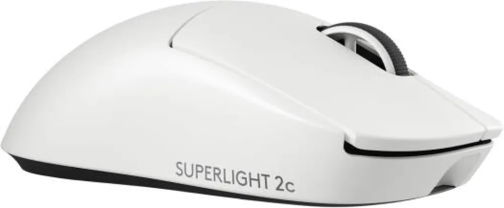 Logitech G Pro X Superlight 2c Wireless Gaming Mouse, 5 Buttons, 44K DPI, HERO 2 Sensor, 888 IPS Speed, 88G Acceleration, 8000Hz Polling Rate, Up to 95H Battery, White- 910-007539