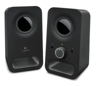 Logitech Z150 Compact Stereo Speakers - 3.5mm Jack, Black - 980-000816 — 2