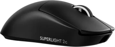 Logitech G Pro X Superlight 2c Wireless Gaming Mouse, 5 Buttons, 44000 DPI Resolution, HERO 2 Sensor, 888 IPS Speed, 88G Acceleration, 8000Hz Polling Rate, Up to 95H of Battery, Black-910-007532 — 2
