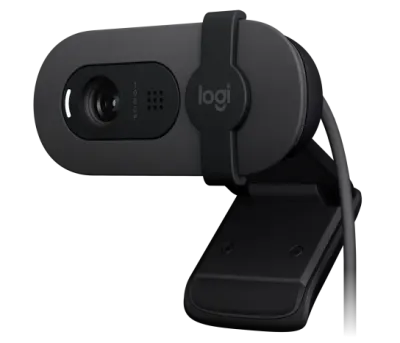 Logitech Brio 100 Full HD 1080p Webcam for Meetings & Streaming, Auto-Light Balance, Built-in Mic, Privacy Shutter, USB-A, for Microsoft Teams, Google Meet, Zoom & More - Graphite- 960-001585 — 6