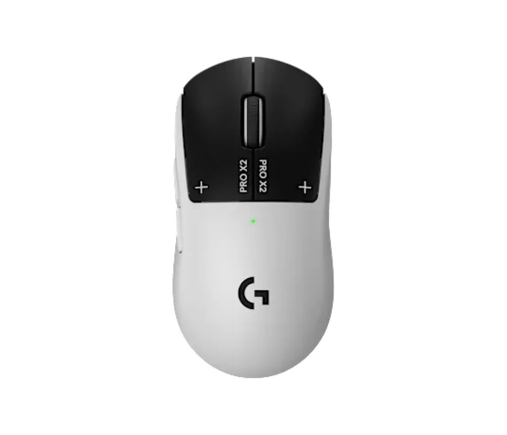 Logitech PRO X2 Superstrike Wireless Gaming Mouse, LightspeedTechnology, HERO 2 Sensor, Ultra Lightweight, Optical Switches, Low Latency, High Precision Tracking, Lunar Eclipse- 910-007777