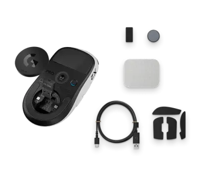 Logitech PRO X2 Superstrike Wireless Gaming Mouse, LightspeedTechnology, HERO 2 Sensor, Ultra Lightweight, Optical Switches, Low Latency, High Precision Tracking, Lunar Eclipse- 910-007777 — 4