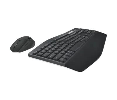 Logitech MK850 Performance Wireless Keyboard and Mouse Combo, Bluetooth Smart, 2.4GHz Wireless Connection, 1000 Dpi Sensor, 8 Buttons, English/Arabic, Black - 920-010568 — 3