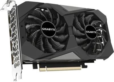 Gigabyte GeForce RTX 3050 Windforce OC V2 6GB GDDR6 Graphic Cards - Black - GV-N3050WF2OCV2-6GD — 3