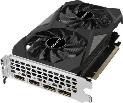 Gigabyte GeForce RTX 3050 Windforce OC V2 6GB GDDR6 Graphic Cards - Black - GV-N3050WF2OCV2-6GD — 4