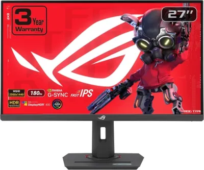 Asus ROG Strix XG27ACG 27" QHD Fast IPS 180Hz Gaming Monitor - 90LM0A70-B01370