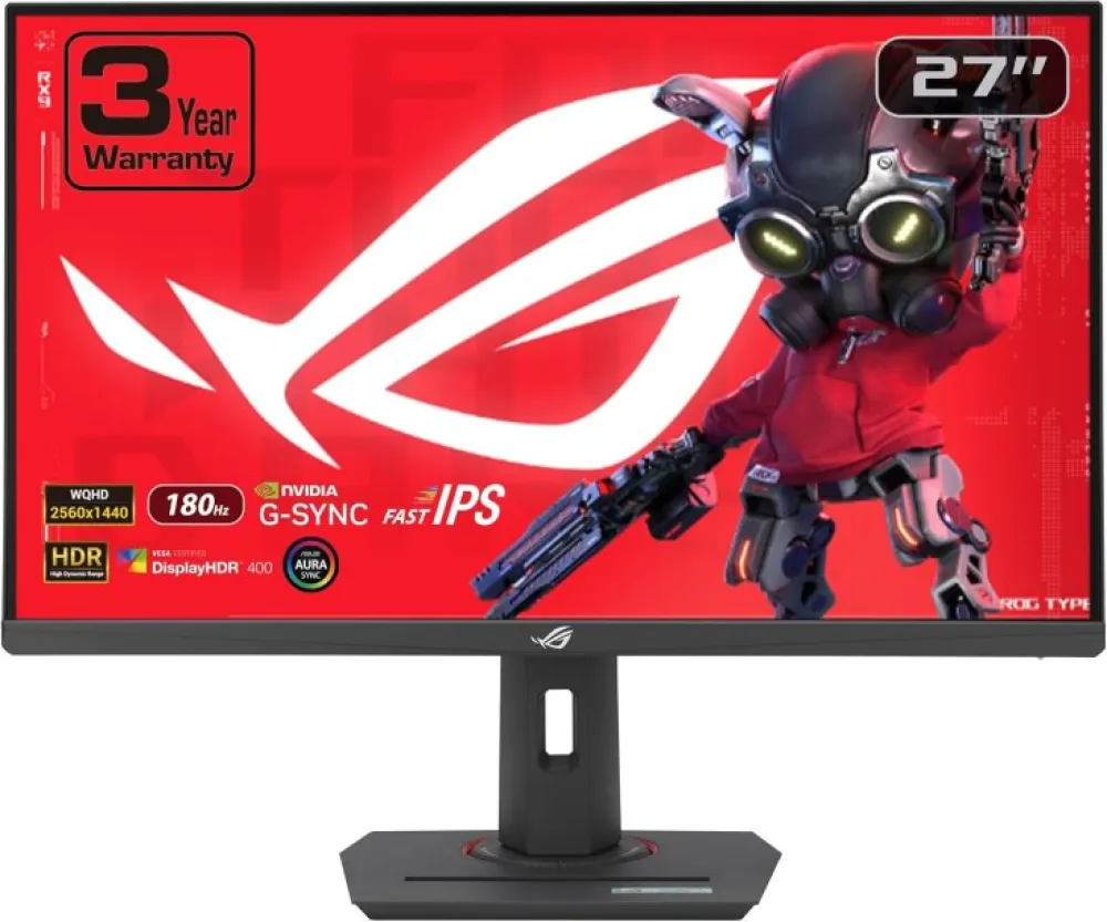 Asus ROG Strix XG27ACG 27" QHD Fast IPS 180Hz Gaming Monitor - 90LM0A70-B01370