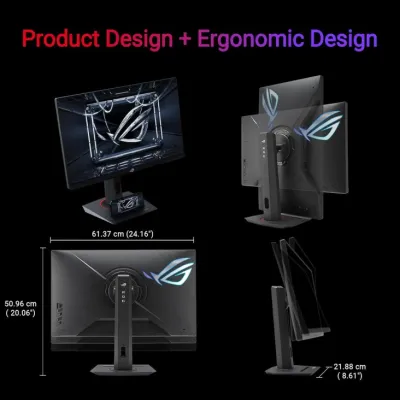 Asus ROG Strix XG27ACG 27" QHD Fast IPS 180Hz Gaming Monitor - 90LM0A70-B01370 — 3