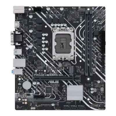 Asus Prime H610M-D D4 LGA 1700 Micro-ATX DDR4 Motherboard - 90MB1A00-M0EAY0 — 2