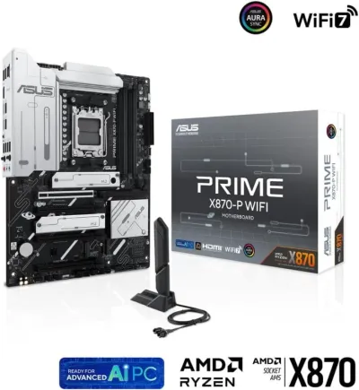 ASUS Prime X870-P WiFi AM5 ATX DDR5 Motherboard - 90MB1IS0-M0EAY0 — 8