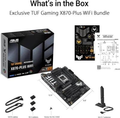 Asus TUF Gaming X870-PLUS WIFI AM5 ATX DDR5 Motherboard - 90MB1IU0-M0EAY0 — 4