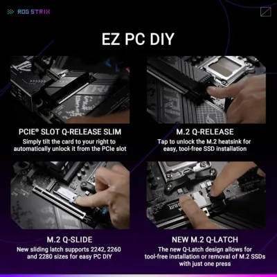 Asus ROG Strix X870-F GAMING WIFI AM5 ATX DDR5 Motherboard — 5