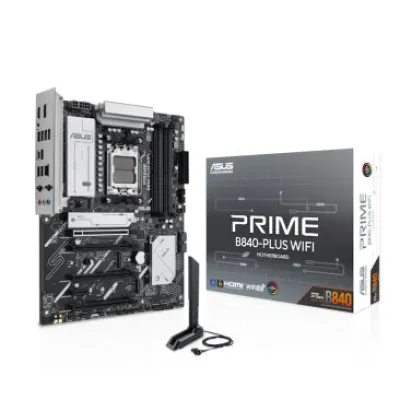 Asus PRIME B840-PLUS AMD AM5 DDR5 WIFI Motherboard - Black - 90MB1IZ0-M0EAY0