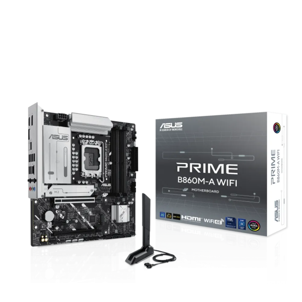 Asus Prime B860M-A WIFI LGA 1851 Micro-ATX DDR5 Motherboard - 90MB1JY0-M0EAY0