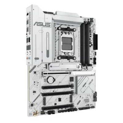 Asus X870 MAX GAMING WIFI7 W AM5 ATX Motherboard - White - 90MB1LZ0-M0EAY0 — 2
