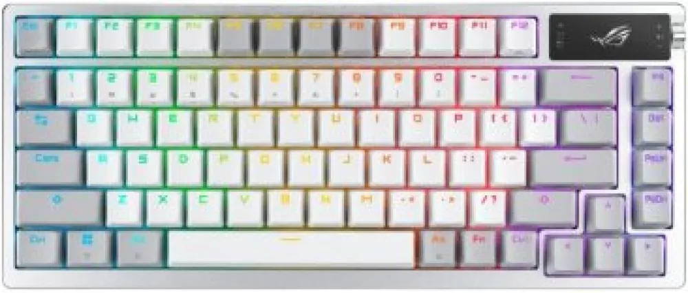 Asus ROG Azoth M701 75% Wireless Eng/Ara RGB Mechanical Gaming Keyboard - NX Snow Switch, White