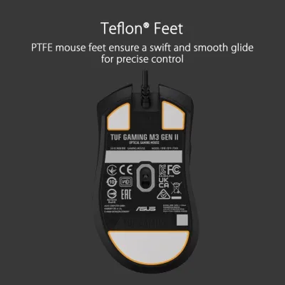 Asus TUF Gaming M3 Gen II Wired, 59g Lightweight Gaming Mouse - Black — 9
