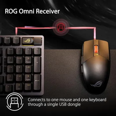 Asus ROG Strix P520 Impact III Wireless 36K DPI Wireless Gaming Mouse - Black — 6