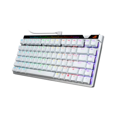 Asus ROG Falchion Ace 75 HE gaming keyboard with hot-swappable ROG HFX V2 & V2X Magnetic Switches, ROG Hall Sensor, Rapid Trigger toggle, sensitivity adjustment wheel, interactive touch panel, 8000 Hz polling rate-90MP047H-BKCA10 — 3