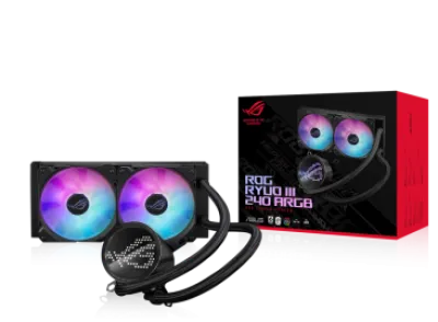 Asus ROG Ryuo III ARGB 240mm Liquid Cooler - Black — 8