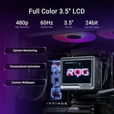 Asus ROG Ryujin III 360mm ARGB Extreme Liquid Cooler - Black — 5