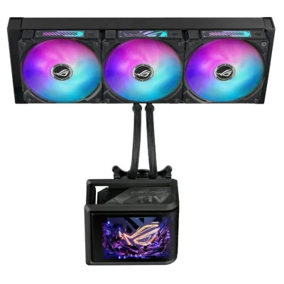 Asus ROG Ryuo IV SLC 360 ARGB Liquid CPU Cooler - Black - 90RC0151-B0EAY0 — 2