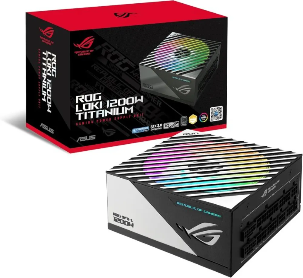Asus ROG Loki 1200W SFX-L 80+ Titanium Full Modular Power Supply - Black