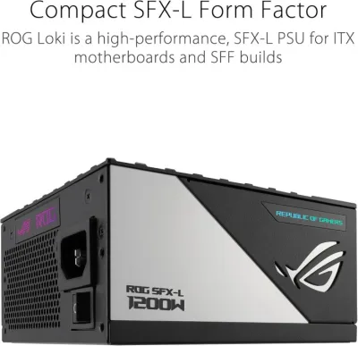 Asus ROG Loki 1200W SFX-L 80+ Titanium Full Modular Power Supply - Black — 4