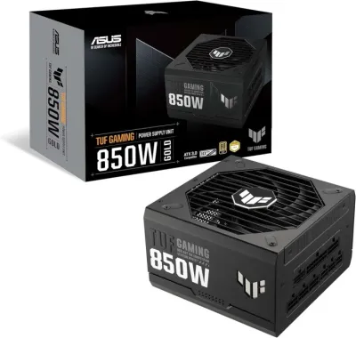 Asus TUF Gaming 850W 80+ Gold ATX 3.1 Full Modular Power Supply - Black - 90YE00S2-B0NA00