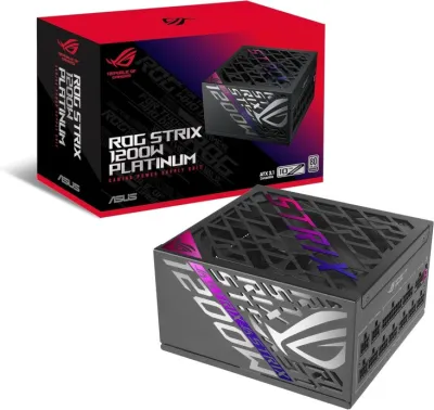 Asus ROG Strix 1200W 80+ Platinum ATX 3.1 Full Modular Power Supply - 90YE00W0-B0NA00