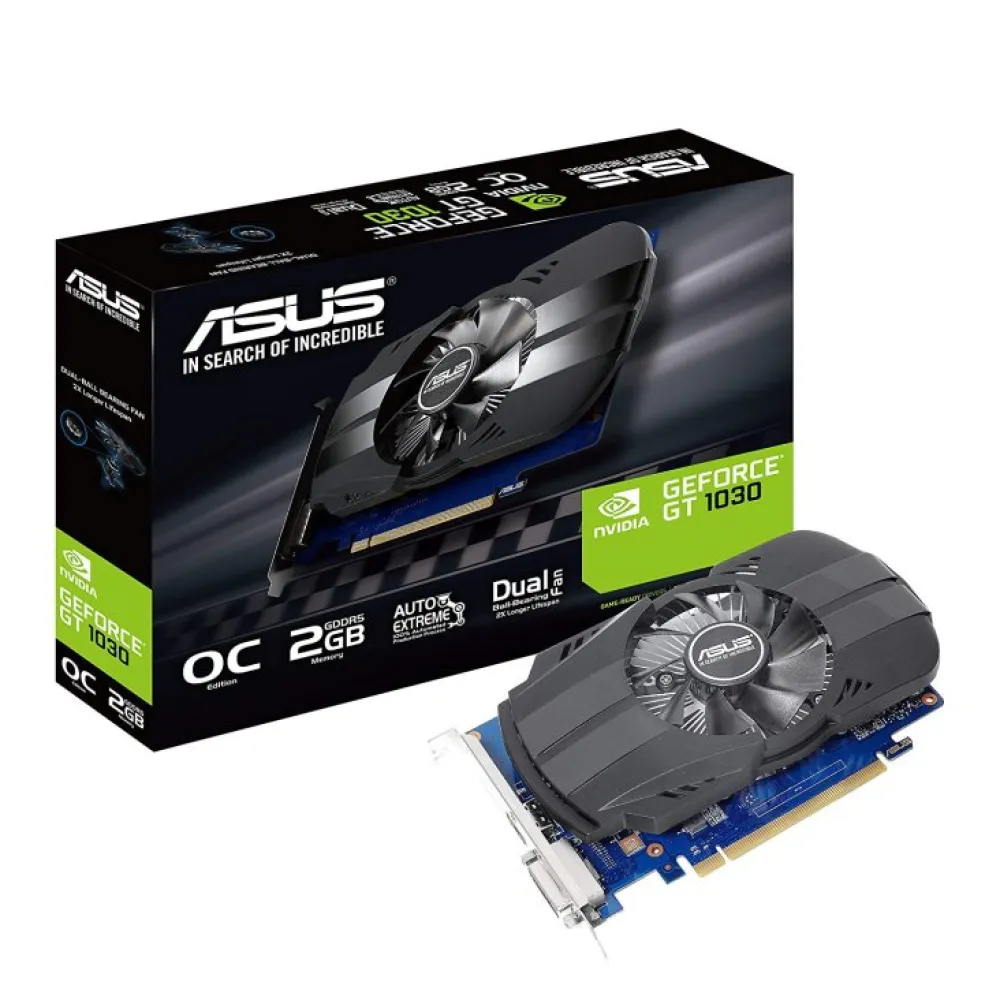 Asus Phoenix GeForce GT 1030 OC 2GB GDDR5 Graphics Card