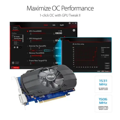Asus Phoenix GeForce GT 1030 OC 2GB GDDR5 Graphics Card — 3