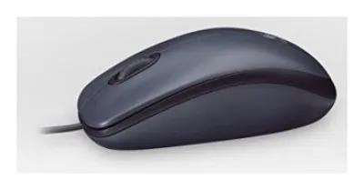 Logitech M90 USB Optical Mouse - Black — 2