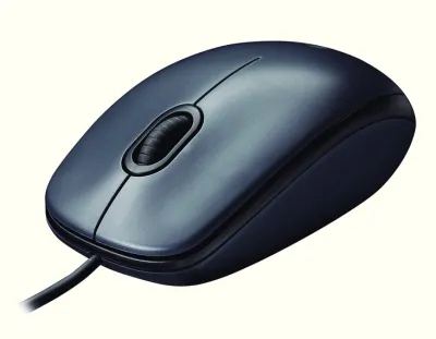 Logitech M90 USB Optical Mouse - Black — 5