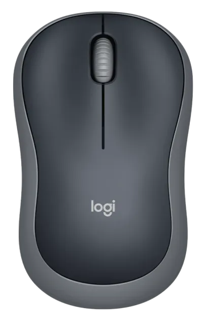 Logitech M185 1000 DPI 2.4GHz Wireless Optical Mouse - Swift Grey